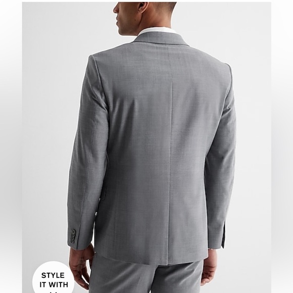 [Express] NWT Extra Slim Gray Wool-Blend
Modern Tech Suit Jacket - Picture 3 of 8